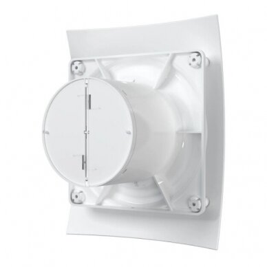 Ventilaator tagasivoolu klapiga | D100 | 230V | 220x175x123mm | IP24 | plastmass | matt valge värv | BR4SMB 2 Ventilaator tagasivoolu klapiga | D100 | 230V | 220x175x123mm | IP24 | plastmass | matt valge värv | BR4SMB 2