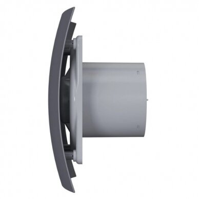 Ventilators ar atpakaļgaitas žalūzām | D100 | 230V | 220x175x123mm | IP24 | plastmasa | tumši pelēks | BR4STP 1 Ventilators ar atpakaļgaitas žalūzām | D100 | 230V | 220x175x123mm | IP24 | plastmasa | tumši pelēks | BR4STP 1