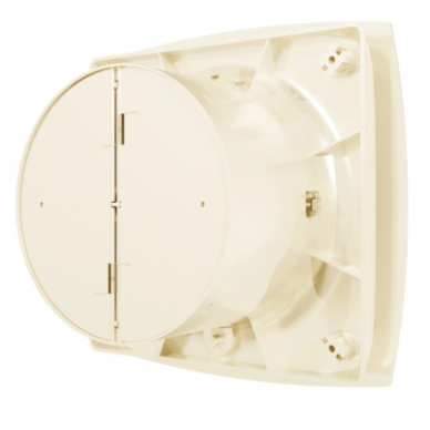 Fan with backdraft valve | flap | D120 | 220V | 181x181x102 mm | plastic | ivory color | IP24 2 Fan with backdraft valve | flap | D120 | 220V | 181x181x102 mm | plastic | ivory color | IP24 2