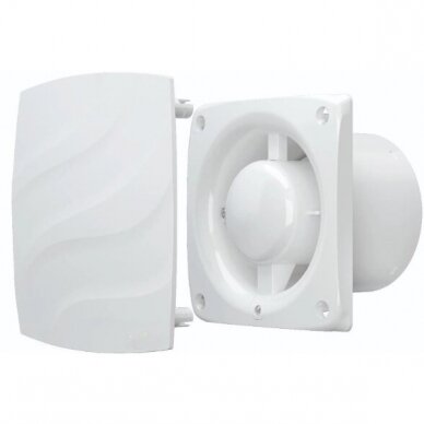 Ventilators ar vilkšanas virvi | D100 | 230V | 151x151x103mm | IP24 | plastmasa | balta krāsa | WV1002 4