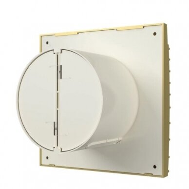 Fan with back-draught shutter | D125 | 230V | 175x175x117.5mm | IP24 | Plastic | Gold/Champagne color | TY5SA 2