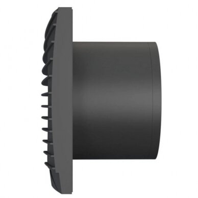 Fan with back-draught shutter | D125 | 230V | 175x175x117.5mm | IP24 | plastic | matte black color | TY5SMJ 1 Fan with back-draught shutter | D125 | 230V | 175x175x117.5mm | IP24 | plastic | matte black color | TY5SMJ 1