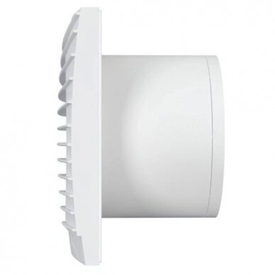 Ventilators ar atpakaļgaitas aizbīdni | D125 | 230V | 175x175x117,5mm | IP24 | Plastmasa | Matēta balta krāsa | TY5SMB 1 Ventilators ar atpakaļgaitas aizbīdni | D125 | 230V | 175x175x117,5mm | IP24 | Plastmasa | Matēta balta krāsa | TY5SMB 1