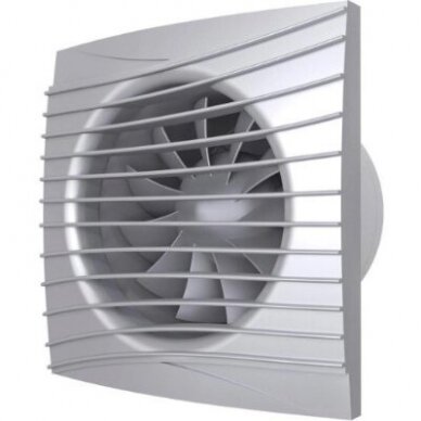 Ventilaator koos tagasivoolu sulguriga | D125 | 230V | 175x175x117,5 mm | IP24 | plastik | hall värv | TY5SP Ventilaator koos tagasivoolu sulguriga | D125 | 230V | 175x175x117,5 mm | IP24 | plastik | hall värv | TY5SP