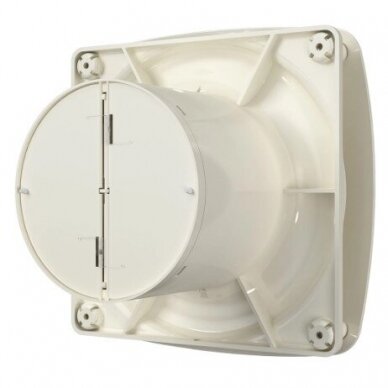 Wentylator z zasuwą przeciwprzeciągową | D125 | 230V | 200x200x123mm | IP24 | Plastik | Kolor kości słoniowej | OIR5SDK 1