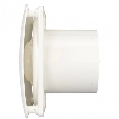 Wentylator z zasuwą przeciwprzeciągową | D125 | 230V | 200x200x123mm | IP24 | Plastik | Kolor kości słoniowej | OIR5SDK 2