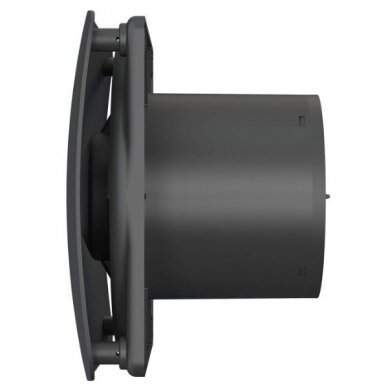 Ventilaator tagasivoolu sulguri | D125 | 230V | 200x200x123mm | IP24 | plastmass | mati must värv | OIR5SMJ 1