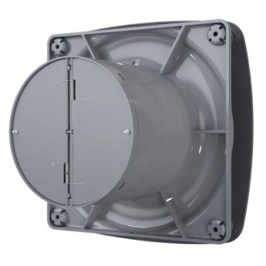 Fan with back-draught shutter | D125 | 230V | 200x200x123mm | IP24 | plastic | dark grey | OIR5STP 1 Fan with back-draught shutter | D125 | 230V | 200x200x123mm | IP24 | plastic | dark grey | OIR5STP 1
