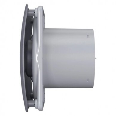 Fan with back-draught shutter | D125 | 230V | 200x200x123mm | IP24 | plastic | dark grey | OIR5STP 2