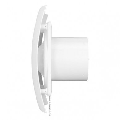 Wentylator z zamkiem zwrotnym | z linką | D125 | 230V | 237x190x137mm | IP24 | plastikowy | biały | BR5S2 1