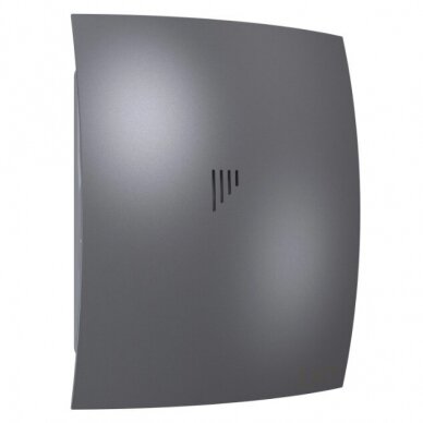 Ventilators ar atpakaļgaitas aizbāzni | vārsts | D125 | 230V | 237x190x137mm | IP24 | plastmasa | tumši pelēks | BR5STP Ventilators ar atpakaļgaitas aizbāzni | vārsts | D125 | 230V | 237x190x137mm | IP24 | plastmasa | tumši pelēks | BR5STP