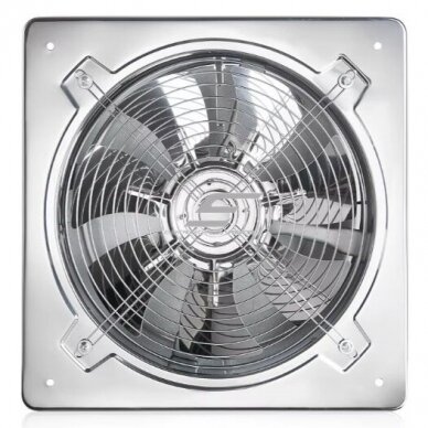 Ventilators ar atpakaļgaitas aizbāzni | D200 | 52W | 230V | plastmasas | 250x250x150mm | nerūsējošais tērauds Ventilators ar atpakaļgaitas aizbāzni | D200 | 52W | 230V | plastmasas | 250x250x150mm | nerūsējošais tērauds