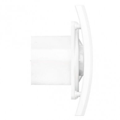 Fan with back-draught shutter | with controller | D100 | 230V | 220x175x123mm | IP24 | plastic | white | BR4SHRM 1
