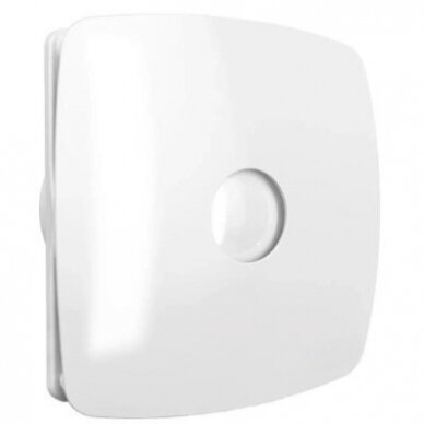 Wentylator z klapą przeciwprzepływową | z kontrolerem | D125 | 230V | 200x200x123mm | IP24 | plastik | kolor biały | OIR5SHRM