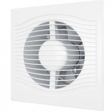 Ventilaator tagasivoolu klapiga | D125 | 230V | 180x180x99,5 mm | IP24 | plastik | valge | PL5S Ventilaator tagasivoolu klapiga | D125 | 230V | 180x180x99,5 mm | IP24 | plastik | valge | PL5S