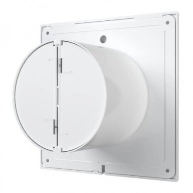 Ventilaator back-draught shutter-iga | D150 | 230V | 205x205x105mm | IP24 | plastik | valge | PL6S 2 Ventilaator back-draught shutter-iga | D150 | 230V | 205x205x105mm | IP24 | plastik | valge | PL6S 2