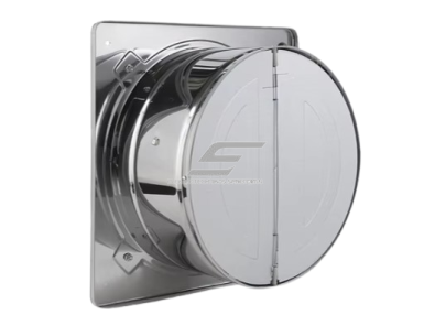 Ventiliatorius su atbuliniu vožtuvu | sklende | D150 | 32W | 230V | 190x190x135mm | nerūdijantis plienas 1 Ventiliatorius su atbuliniu vožtuvu | sklende | D150 | 32W | 230V | 190x190x135mm | nerūdijantis plienas 1