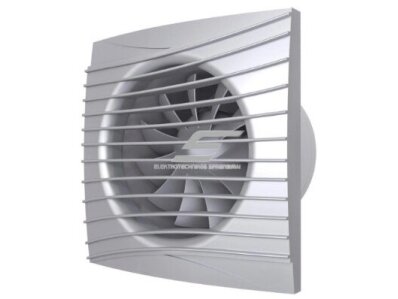 Ventiliatorius su atbuliniu vožtuvu | sklende | D100 | 230V | 155x155x108mm | IP24 | plastikinis | pilkos spalvos | TY4SP