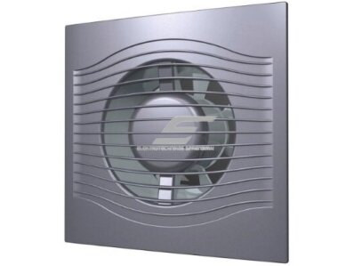 Ventiliatorius su atbuliniu vožtuvu | sklende | D100 | 230V | 160x160x92mm | IP24 | plastikinis | tamsiai pilkos spalvos | PL4STP Ventiliatorius su atbuliniu vožtuvu | sklende | D100 | 230V | 160x160x92mm | IP24 | plastikinis | tamsiai pilkos spalvos | PL4STP