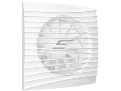 Ventiliatorius su atbuliniu vožtuvu | sklende | D150 | 230V | 205x205x145mm | IP24 | plastikinis | baltos spalvos | TY6S3