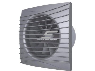 Ventiliatorius su atbuliniu vožtuvu | sklende | D125 | 230V | 175x175x117,5mm | IP24 | plastikinis | tamsiai pilkos spalvos | TY5STP Ventiliatorius su atbuliniu vožtuvu | sklende | D125 | 230V | 175x175x117,5mm | IP24 | plastikinis | tamsiai pilkos spalvos | TY5STP
