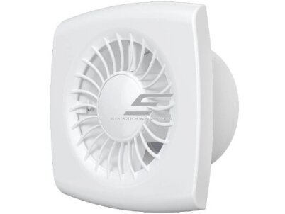 Ventiliatorius su atbuliniu vožtuvu | sklende | D100 | 230V | 151x151x70mm | IP24 | plastikinis | baltos spalvos | WD100BB