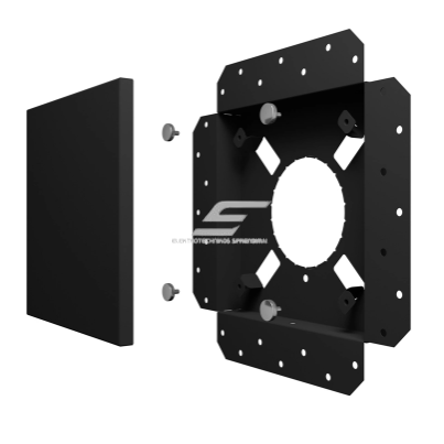 Ventilācijas reste | ventilācijas sistēmām | slēptai montāžai | 290×290 mm | matēti melna | tērauds 3 Ventilācijas reste | ventilācijas sistēmām | slēptai montāžai | 290×290 mm | matēti melna | tērauds 3