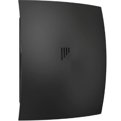 Ventilators ar atpakaļgaitas vārstu | D125 | 230V | 237x190x137mm | IP24 | plastmasa | matēta melna | BR5SMJ Ventilators ar atpakaļgaitas vārstu | D125 | 230V | 237x190x137mm | IP24 | plastmasa | matēta melna | BR5SMJ