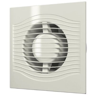 Ventilators ar atpakaļgaita aizbīdni | D100 | 230V | 160x160x92mm | IP24 | plastmasa | kaulu baltas krāsas | PL4SDK