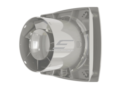 Ventiliatorius | D100 | 220V | 151x151x103mm | plastikinis | pilkos spalvos | IP24 2