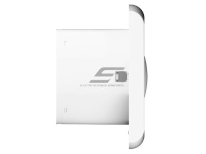 Ventiliatorius su atbuliniu vožtuvu | sklende | su laikmačiu ir drėgmės jutikliu | D120 | 230V | 181x181x69mm | IP24 | plastikinis | baltos spalvos | WD120STH 1 Ventiliatorius su atbuliniu vožtuvu | sklende | su laikmačiu ir drėgmės jutikliu | D120 | 230V | 181x181x69mm | IP24 | plastikinis | baltos spalvos | WD120STH 1