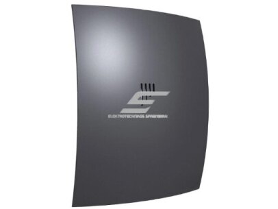 Ventiliatorius su atbuliniu vožtuvu | sklende | D100 | 230V | 220x175x123mm | IP24 | plastikinis | tamsiai pilkos spalvos | BR4STP