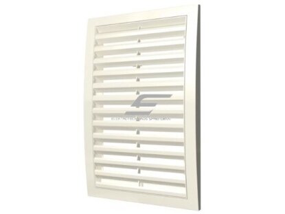 Ventiliacijos grotelės | vėdinimo sistemoms | 250x250mm | kvadratinės | išorinės | nuimamos | dramblio kaulo spalva | plastikinės | 2525VGII