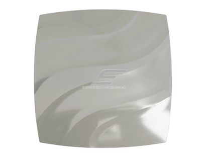 Ventiliatorius su atbuliniu vožtuvu | sklende | D120 | 220V | 181x181x102mm | plastikinis | pilkos spalvos | IP24