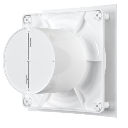 Fan with backdraft damper | D100 | 230V | 172x172x118mm | plastic | white | QDR4S 3 Fan with backdraft damper | D100 | 230V | 172x172x118mm | plastic | white | QDR4S 3