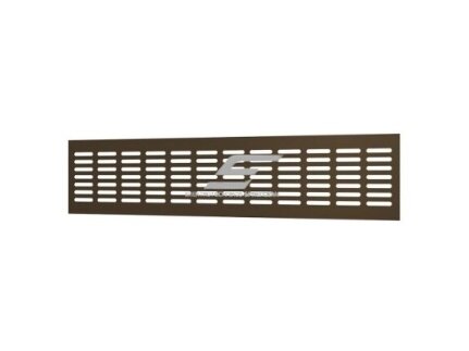 Ventiliacijos grotelės | vėdinimo sistemoms | 480х100mm | nuimamos | tamsi bronza | aliuminės | 4810ALBR