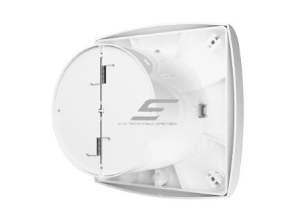 Ventiliatorius su atbuliniu vožtuvu | sklende | su laikmačiu | D100 | 230V | 151x151x70mm | IP24 | plastikinis | baltos spalvos | WD100STE 1 Ventiliatorius su atbuliniu vožtuvu | sklende | su laikmačiu | D100 | 230V | 151x151x70mm | IP24 | plastikinis | baltos spalvos | WD100STE 1