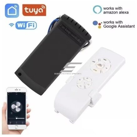 Nutikas lae ventilaatori ja valgusallika kontroller | pult | 230V | Wi-Fi | Tuya Nutikas lae ventilaatori ja valgusallika kontroller | pult | 230V | Wi-Fi | Tuya