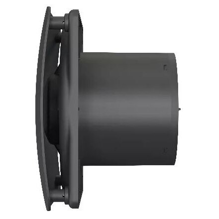 Ventilaator tagasilöögiklapi siibriga | D100 | 230V | 170x170x118mm | plastik | must | OIR4SMJ 1