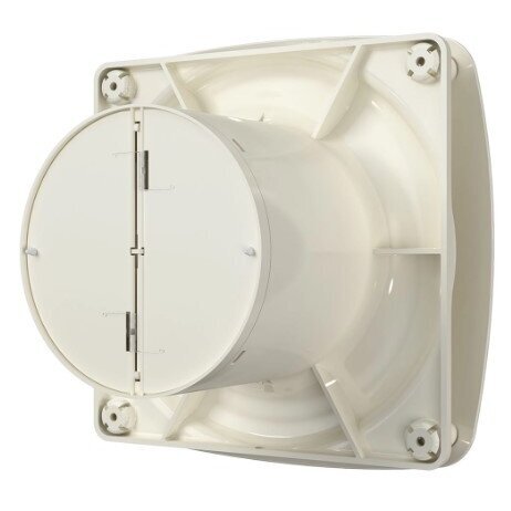 Wentylator z zasuwą przeciwprzeciągową | D125 | 230V | 200x200x123mm | IP24 | Plastik | Kolor kości słoniowej | OIR5SDK 1