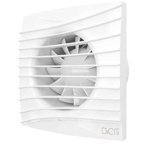 Fan with backdraft damper | D100 | with controller | 155x155x108mm | plastic | white | TY4SHRM Fan with backdraft damper | D100 | with controller | 155x155x108mm | plastic | white | TY4SHRM