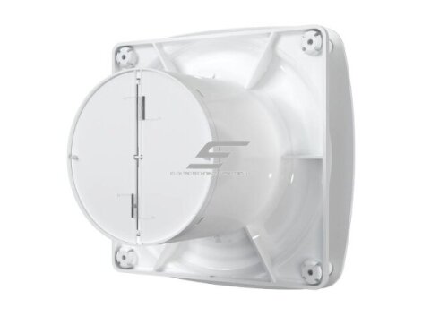 Ventiliatorius su atbuliniu vožtuvu | sklende | D125 | 230V | 200x200x123mm | IP24 | plastikinis | matinės baltos spalvos | OIR5SMB 2