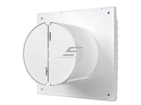 Ventiliatorius su atbuliniu vožtuvu | sklende | D125 | 230V | 175x175x117,5mm | IP24 | plastikinis | matinės baltos spalvos | TY5SMB 2 Ventiliatorius su atbuliniu vožtuvu | sklende | D125 | 230V | 175x175x117,5mm | IP24 | plastikinis | matinės baltos spalvos | TY5SMB 2