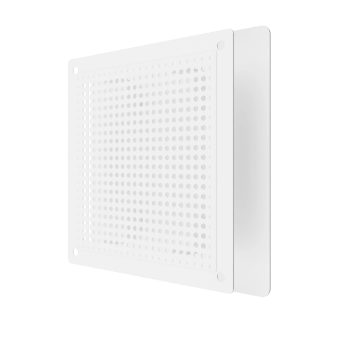 Ventilation grille | for ventilation systems | magnetic removal | 140×140 mm | white color | painted steel 2 Ventilation grille | for ventilation systems | magnetic removal | 140×140 mm | white color | painted steel 2