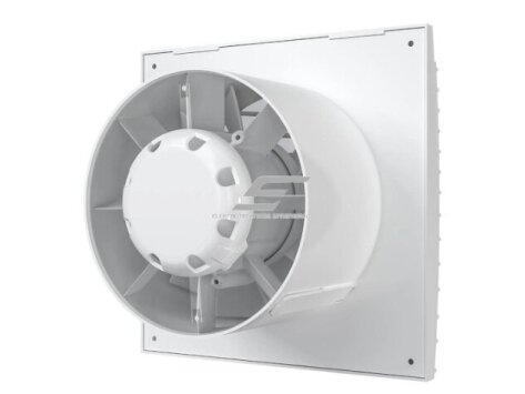 Ventiliatorius su atbuliniu vožtuvu | sklende | D150 | 230V | 205x205x145mm | IP24 | plastikinis | baltos spalvos | TY6S3 2