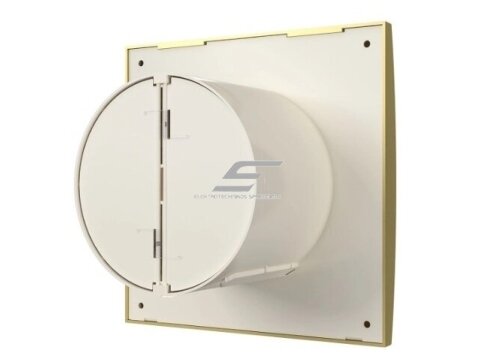 Ventiliatorius su atbuliniu vožtuvu | sklende | D125 | 230V | 175x175x110,5mm | IP24 | plastikinis | aukso/šampano spalvos | AU5SA 2 Ventiliatorius su atbuliniu vožtuvu | sklende | D125 | 230V | 175x175x110,5mm | IP24 | plastikinis | aukso/šampano spalvos | AU5SA 2