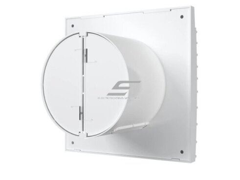 Ventiliatorius su atbuliniu vožtuvu | sklende | D100 | 230V | 155x155x108mm | plastikinis | baltos spalvos | TY4S 2 Ventiliatorius su atbuliniu vožtuvu | sklende | D100 | 230V | 155x155x108mm | plastikinis | baltos spalvos | TY4S 2
