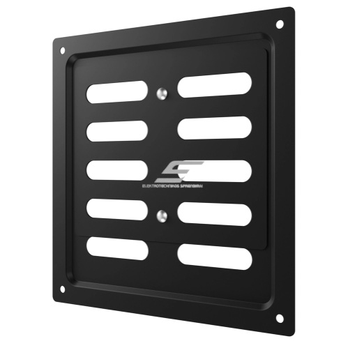 Ventilation grille | for ventilation systems | 150×154 mm | black color | galvanized steel 2 Ventilation grille | for ventilation systems | 150×154 mm | black color | galvanized steel 2