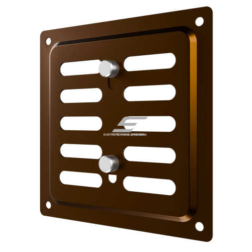 Ventilatsioonirest | ventilatsioonisüsteemidele | 100×100 mm | pruun värv | tsingitud teras Ventilatsioonirest | ventilatsioonisüsteemidele | 100×100 mm | pruun värv | tsingitud teras