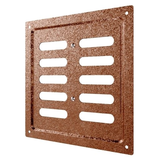 Kratka wentylacyjna | do systemów wentylacyjnych | 150×154 mm | kolor miedziany | stal ocynkowana 2 Kratka wentylacyjna | do systemów wentylacyjnych | 150×154 mm | kolor miedziany | stal ocynkowana 2